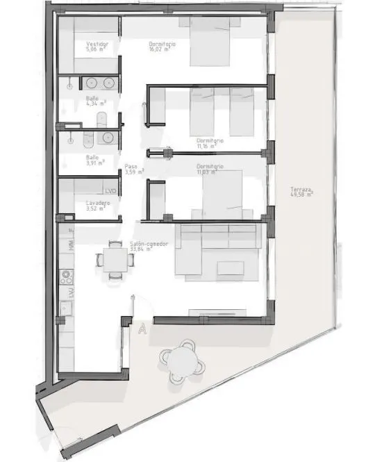 Apartamento 3 habitaciones 110m² en venta - Hornillo — 12