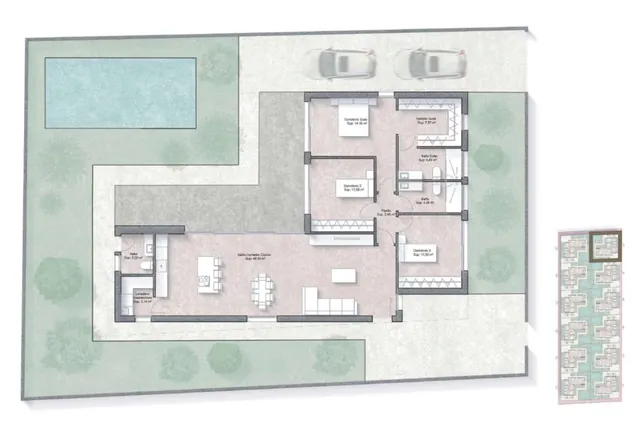 Tu refugio de diseño con piscina privada en La Quinta | Obra nueva modelo SICILIA — 12