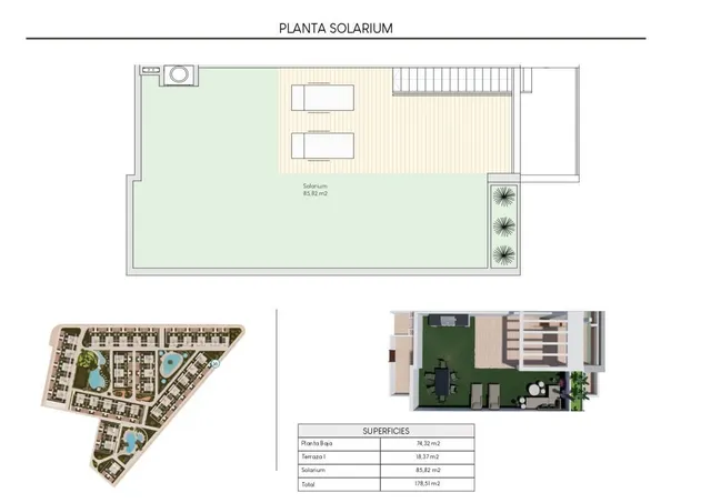 Bungalow 2 habitaciones 131m² en venta - Los balcones — 21