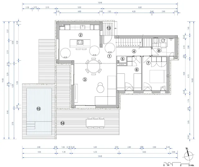 Villa exclusiva de 3 dormitorios con piscina privada en Oliva Nova Golf Resort — 30