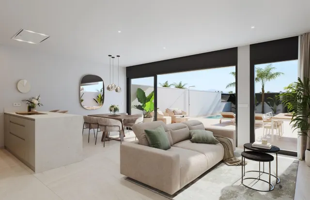 Modernas villas de nueva construcción con piscina privada en San Pedro del Pinatar — 9