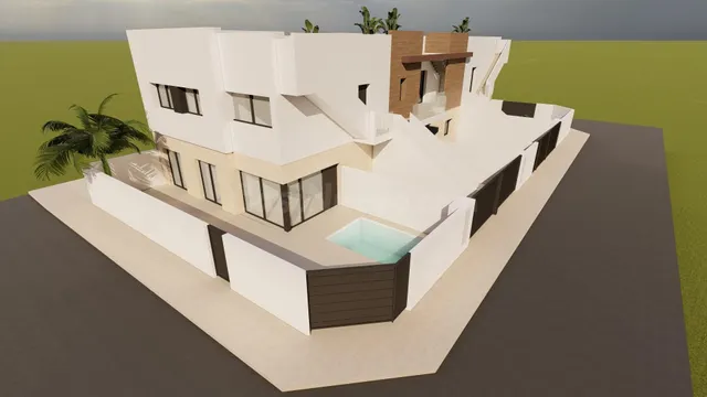 Bungalows de nueva construcción en venta en Lo Pagan, cerca 