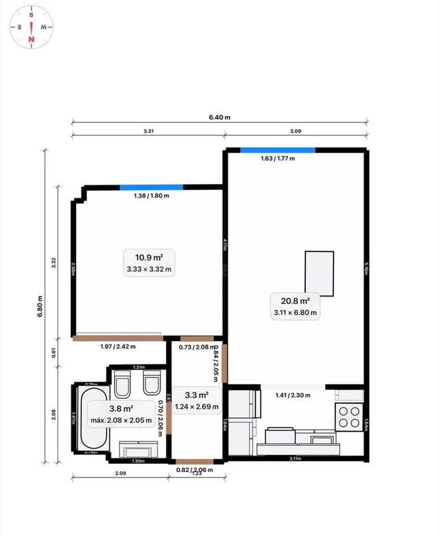 Exclusivo apartamento con piscina, gimnasio, sauna, garaje y trastero en Vega de Acá — 35
