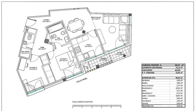 Inmueble en venta con terraza, plaza de garaje y trastero junto al Metro Urgel! — 42