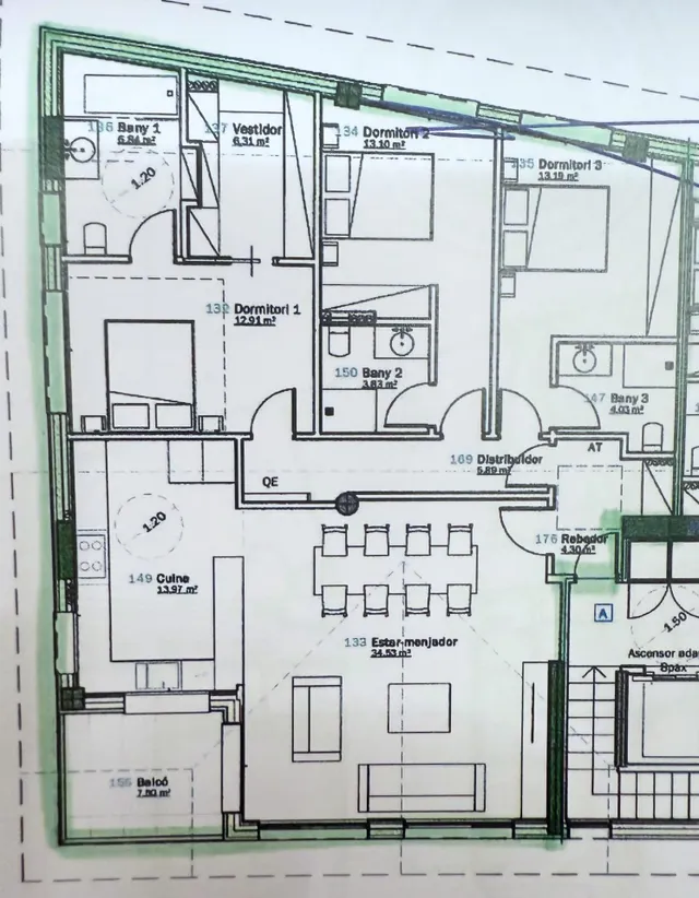 Ático de tres habitaciones en venta en La Massana — 32