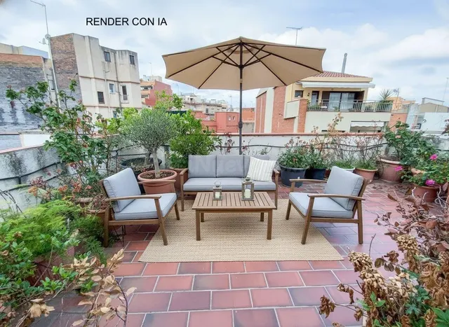Una casa con alma en Horta-Guinardó: vistas, sol y mil posib