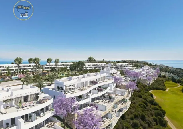 Moderno piso de obra nueva en resort de lujo en primera líne