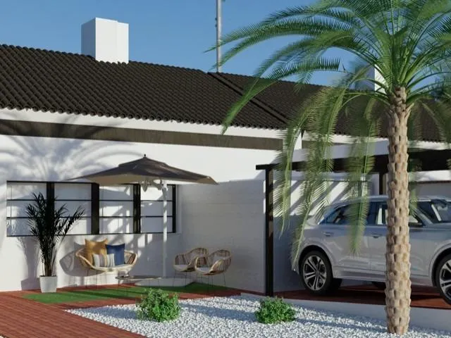 Elegantes adosados de una planta con piscina privada en Peraleja Golf Resort - Costa Cálida — 2