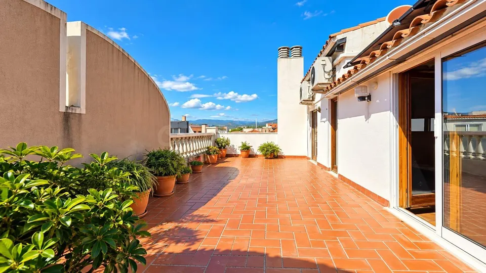 Ático dúplex de 5 dormitorios en el corazón de Valls con garaje privado y piscina
