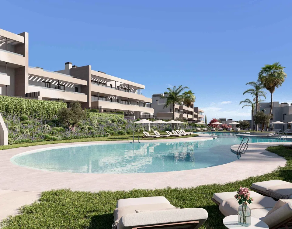 Apartamento planta primera de 3 dormitorios y 2 baños. Estepona