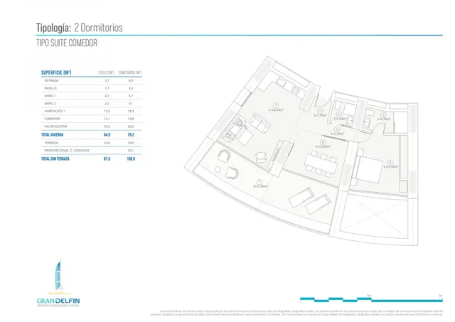 Apartamento 2 habitaciones 138m² en venta - Playa de Poniente — 11