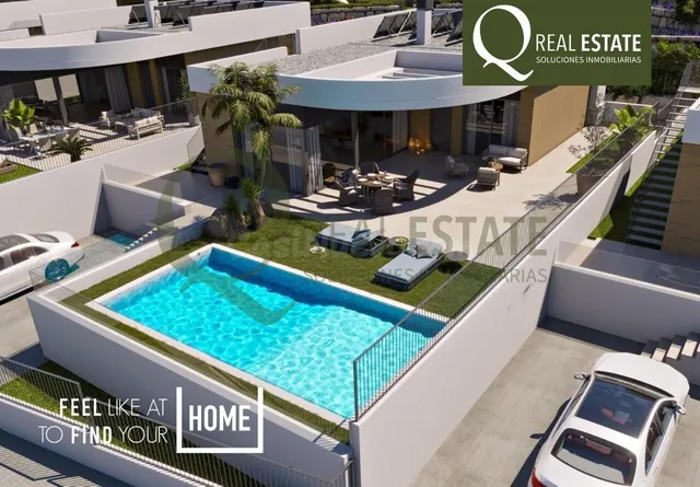 Villa con Jardín, Terraza y Piscina privada en Finestrat, Co