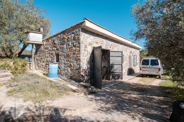 Finca rústica de 19.000 m2 con casa, olivos y pozo en Caldes de Montbui — 9