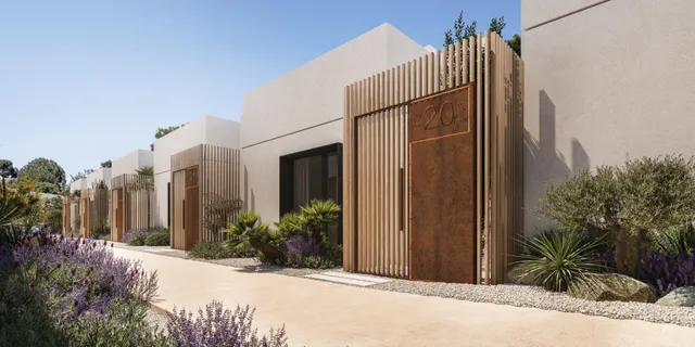 IMPRESIONANTE COLECCIÓN DE 58 CASAS ADOSADAS CONTEMPORÁNEAS EN LA CALA GOLF — 14