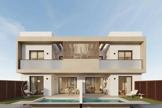 Bungalows de nueva construcción exclusivos con piscina privada en San Pedro del Pinatar — 3