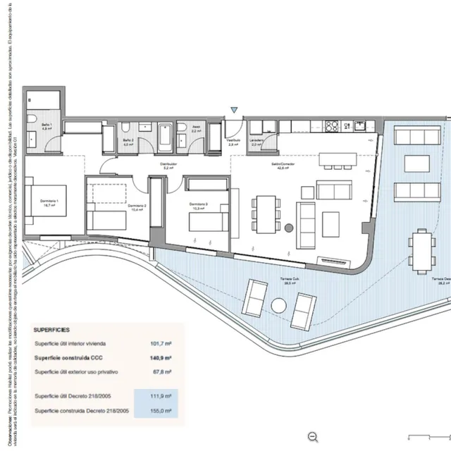 Apartamento 3 habitaciones 141m² en venta - Centro — 7