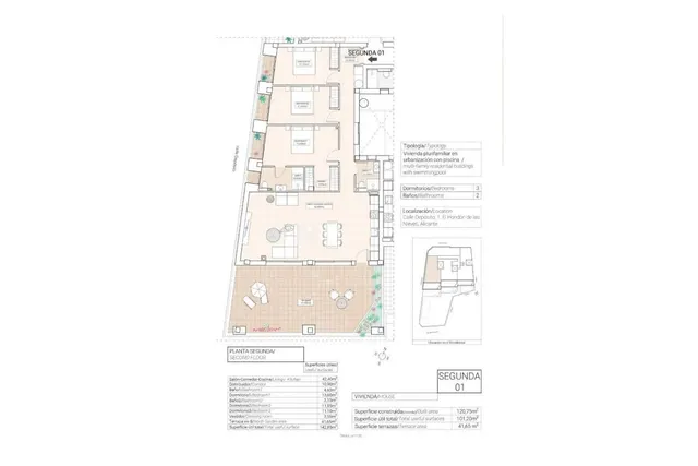 Apartamento 2 habitaciones 83m² en venta - Pueblo 6 — 12