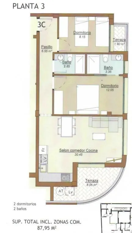 Apartamento nuevo a estrenar a tan solo 200 m de la playa — 28