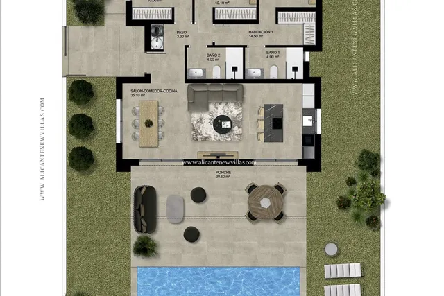 Villa 3 habitaciones 108m² en venta - La montanosa — 14
