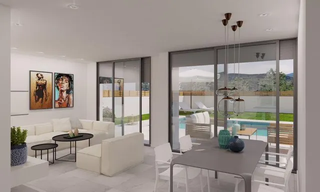 ESTUPENDA VILLA MODERNA DE 3 DORMITORIOS Y PISCINA PRIVADA EN ASPE(ALICANTE) — 2