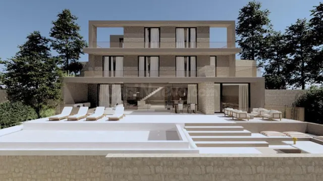 Villa de lujo en construcción con vistas impresionantes al m