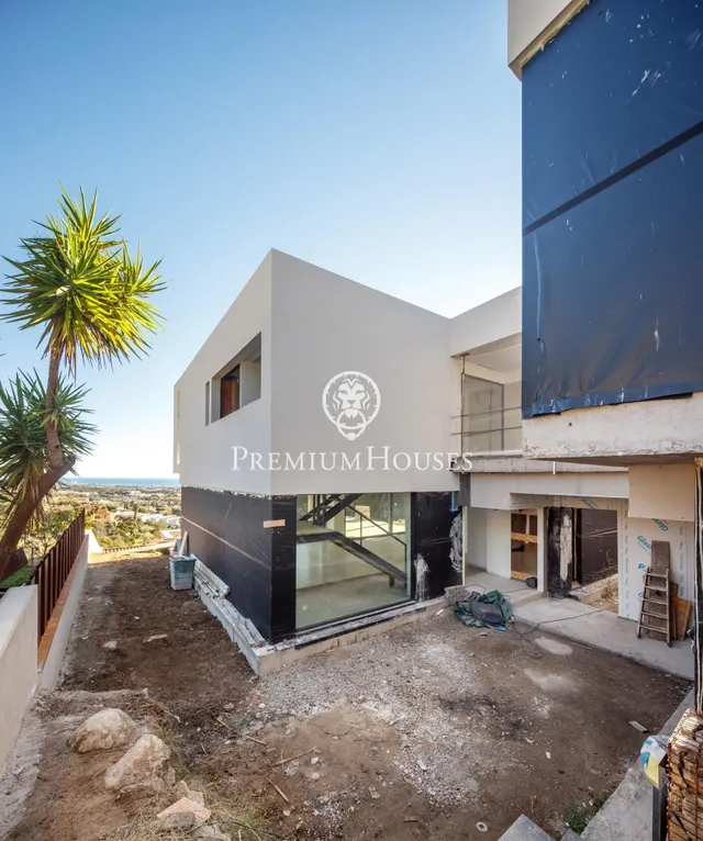 Obra Nueva en construcción en Premià de Dalt con vistas mar - Costa Barcelona — 21
