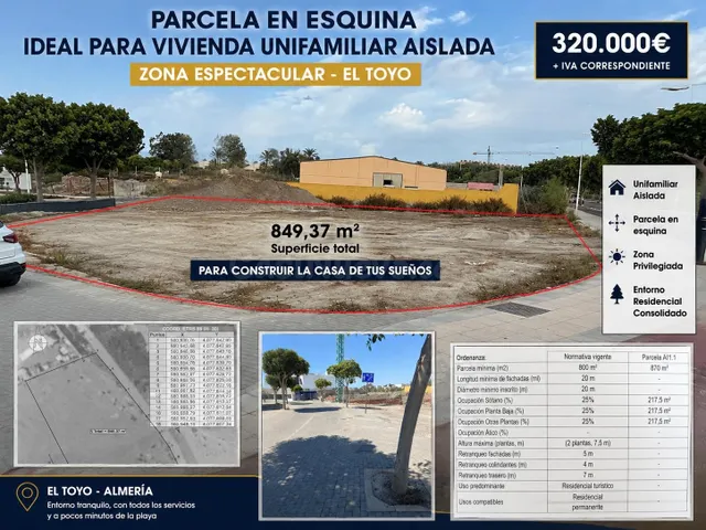 Exclusiva parcela en esquina de 849 m2 junto al Golf de El T - foto 4