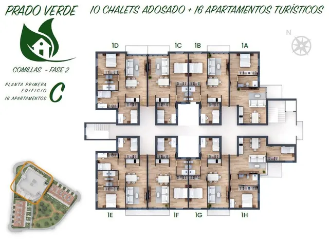 RESIDENCIAL PRADO VERDE, NUEVA PROMOCION APARTAMENTOS EN COMILLAS. — 12