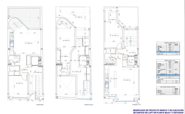 Terreno urbano en calle Alfaro 8 de 73 m2 de parcela. Ideal para  una casa familiar o construcción de estudios en altura. PROYECTO DE EJECUCIÓN — 2