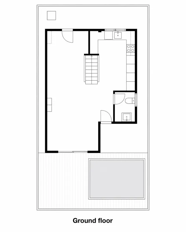 Adosado contemporáneo  PAU-26 con piscina privada y solárium — 37