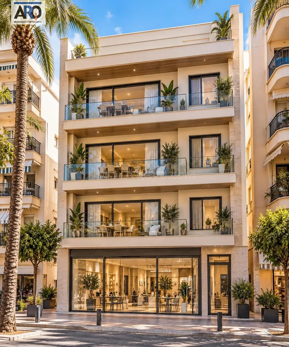 Edificio con local en funcionamiento y potencial de desarrollo en el centro de Fuengirola