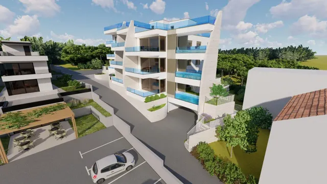 Exclusivo ático con piscina privada y vistas al mar Adriatico — 12