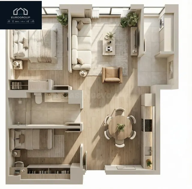 APARTAMENTO (EN construcción) PLANTA BAJA CON 2 DORMITORIOS 