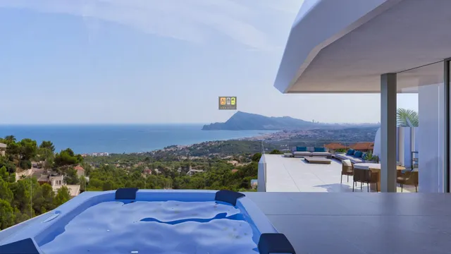 EXCLUSIVA VILLA DE LUJO DE OBRA NUEVA EN SIERRA DE ALTEA — 3