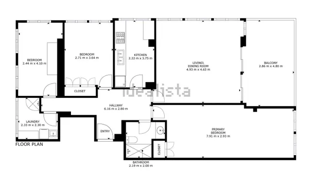 Apartamento 3 habitaciones 90m² en alquiler - Cabo de las huertas — 50