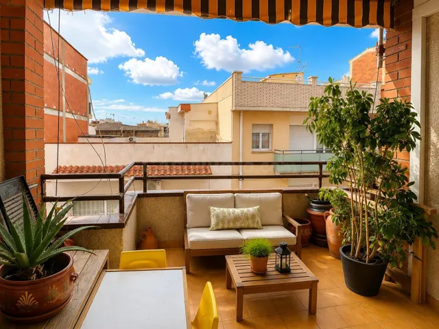 Piso reformado de 3 habitaciones con 2 terrazas en Mas Matas
