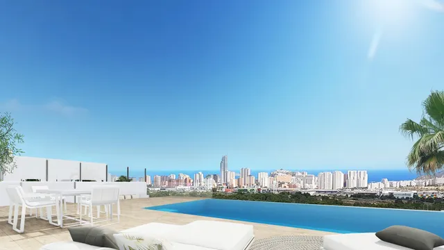 VILLA DE LUJO DE NUEVA CONSTRUCCIÓN EN FINESTRAT CON VISTAS AL MAR — 12
