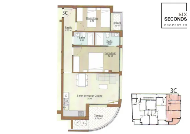 Apartamento 2 habitaciones 88m² en venta - Playa del Cura — 29