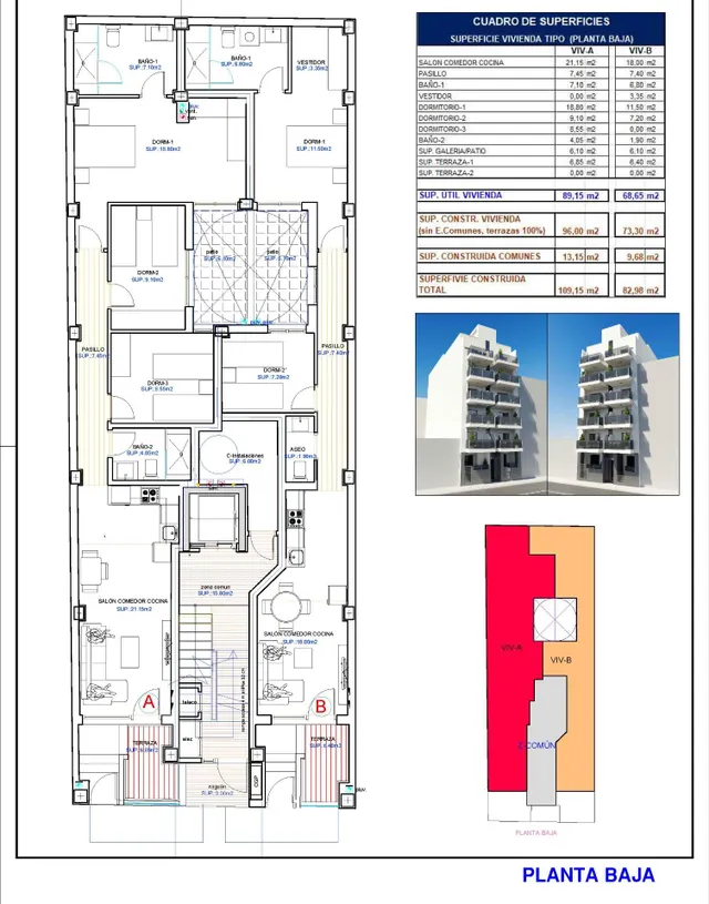 Apartamento de nueva construcción con 3 dormitorios a tan solo 150m de la playa a la venta en Torrevieja — 13