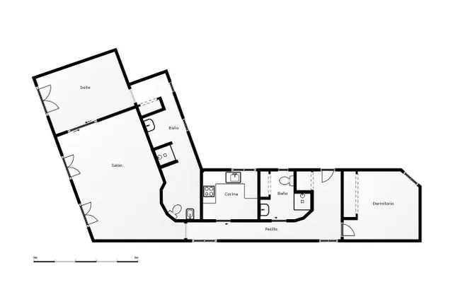 Ds realty presenta | vivienda exterior con tres balcones y terraza frente al templo de debod — 47