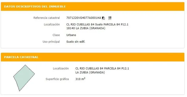 Terreno urbano en venta en La Zubia - Calle Cubillas — 2