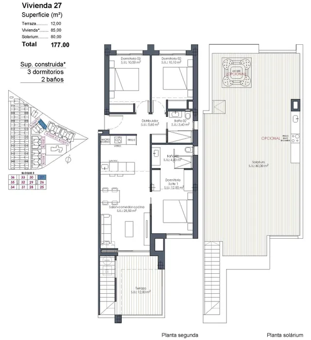 Apartamentos de nueva construcción en La Serena Golf-Los Alcázares, cerca de la playa — 35