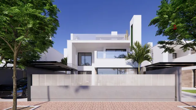 VILLAS DE OBRA NUEVA EN COMPLEJO PRIVADO EN LA PROVINCIA DE MURCIA — 16
