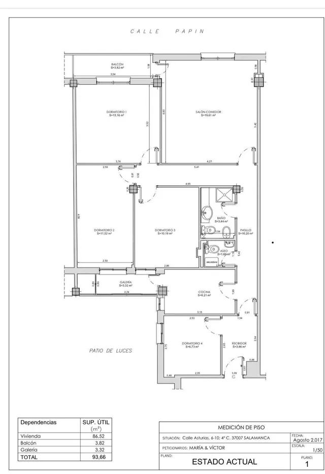 Piso 4 habitaciones 120m² en alquiler - Carmelitas-Oeste - foto 5