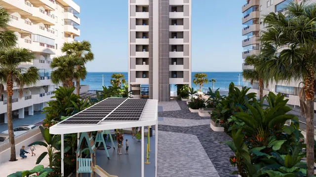 Apartamentos y áticos dúplex de 1, 2 y 3 dormitorios en primera línea de la playa de La Fossa en Calpe — 7
