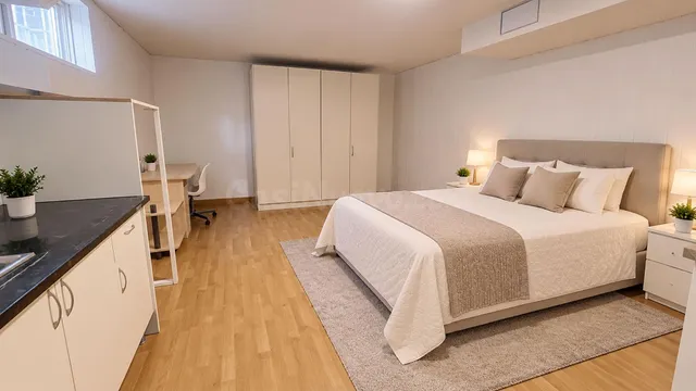 En alquiler para estudiantes estudio con gastos incluidos en Villanueva de la Cañada (Madrid). — 2