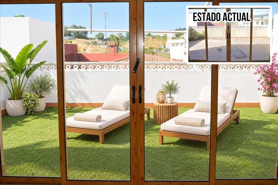 Casa adosada de 4 dormitorios con terraza para reformar en Algeciras