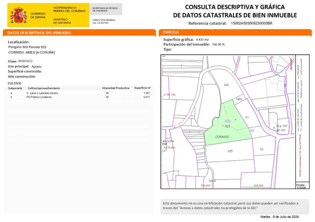 Terreno en Ames - Cornido — 3
