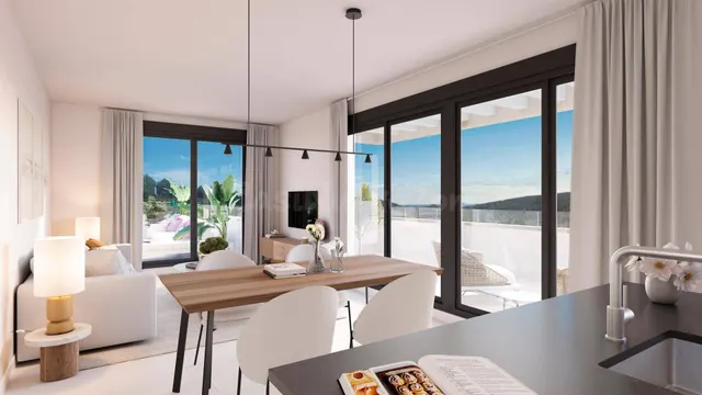 Exclusivo ático en Casares Costa con terraza y vistas despej - foto 3