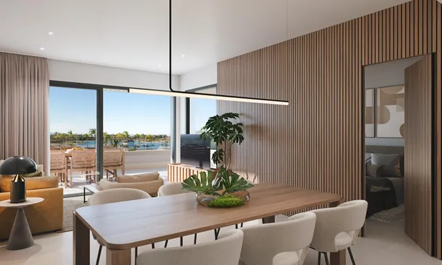 Apartamento de lujo con 2 dormitorios en venta en el Santa Rosalia Lake and Life Resort(Murcia) — 11